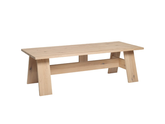 Fayland Table by e15 - White pigmented lacquered