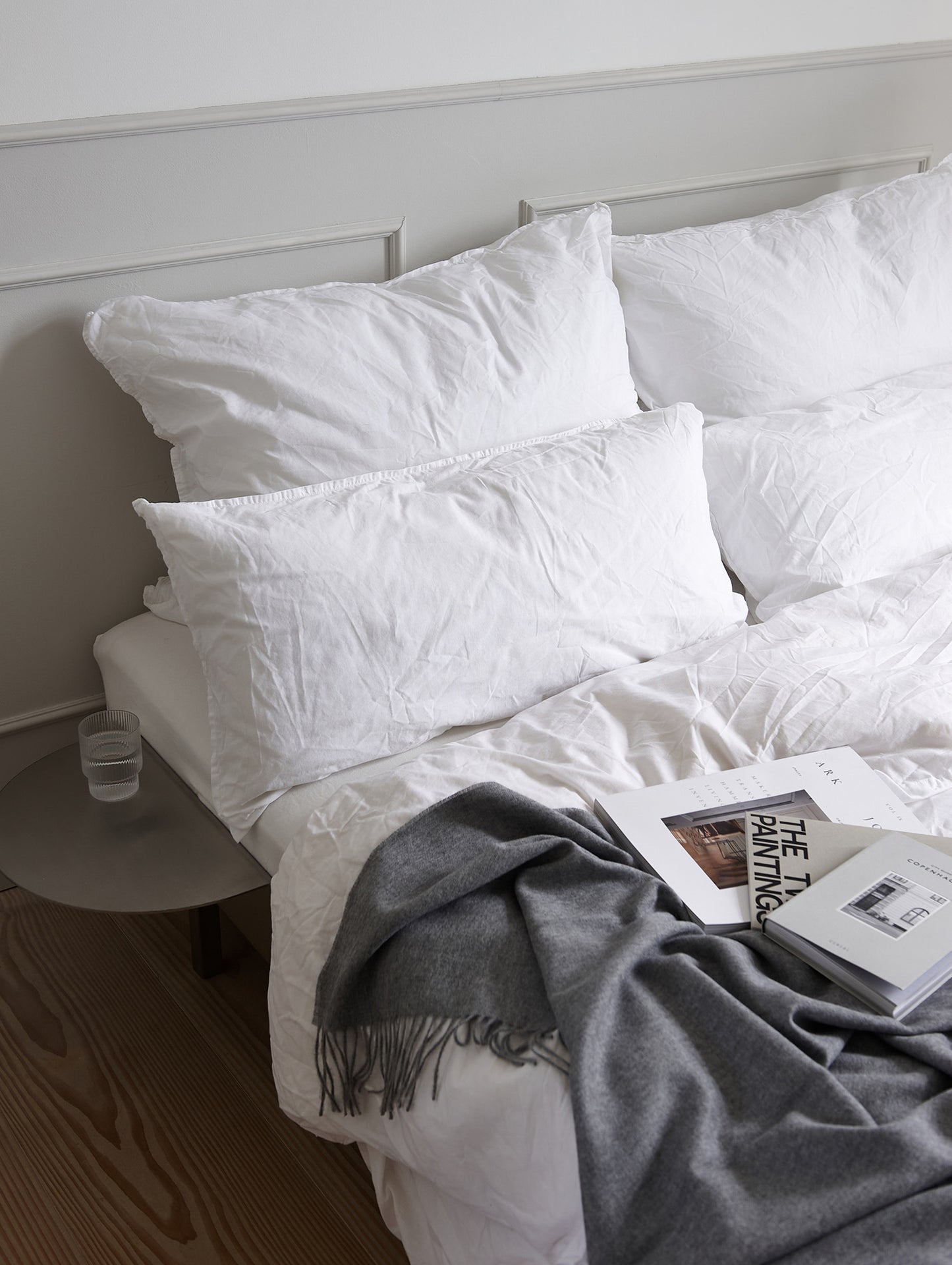 Bed 90 - 180 cm (High) - Stainless Steel by Moebe