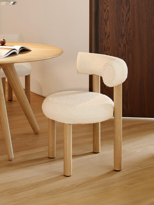 Fat Dining Chair Wood by Tom Dixon