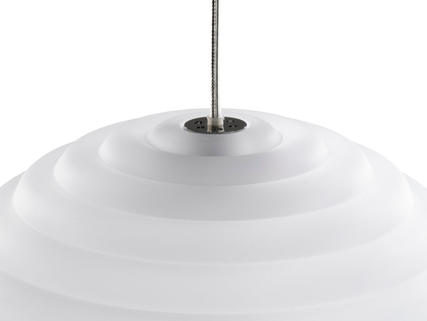 Press Sphere LED Pendant Light (Frosted)