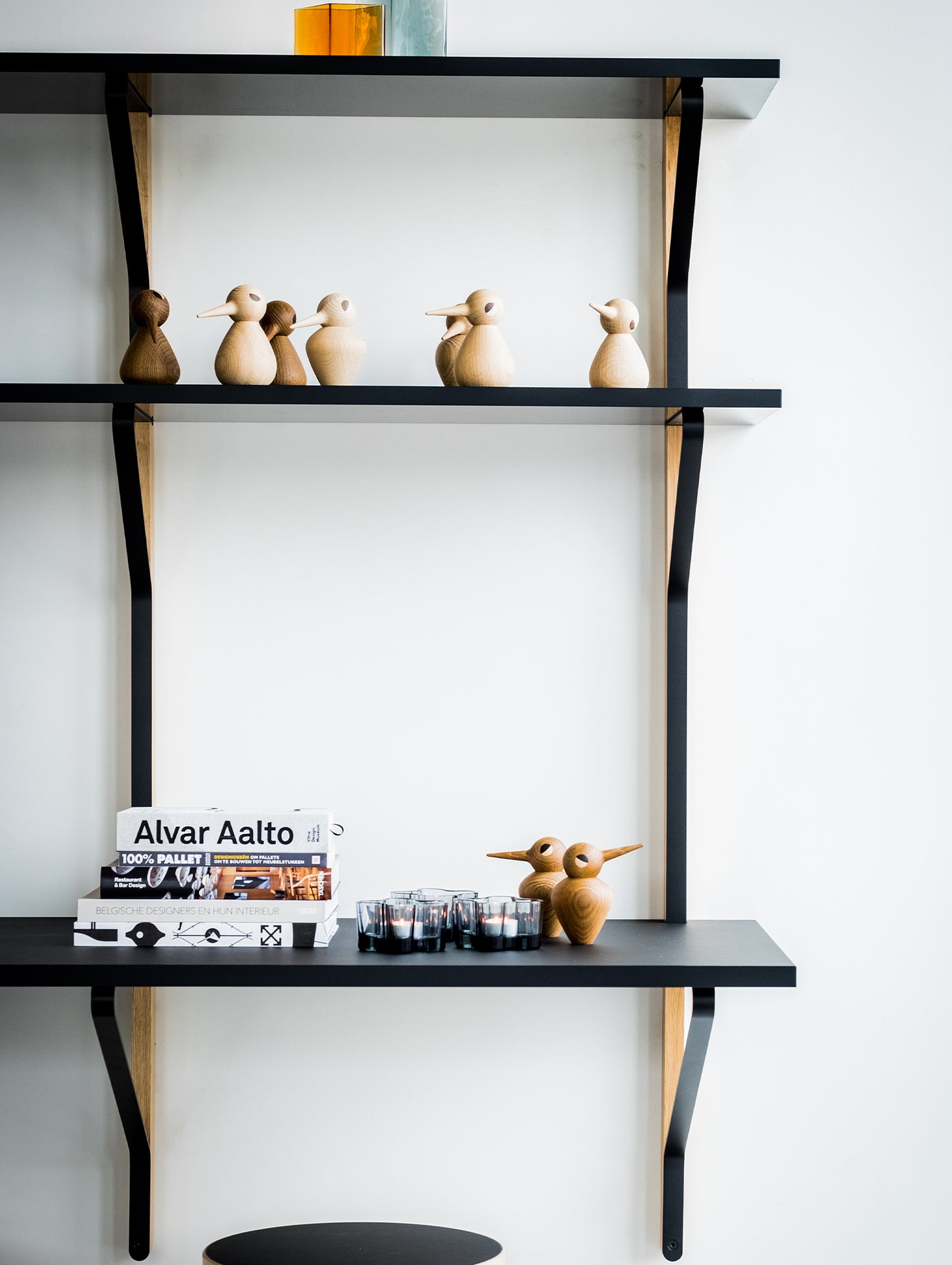 Kaari Wall Shelf with Desk by Artek - REB 010