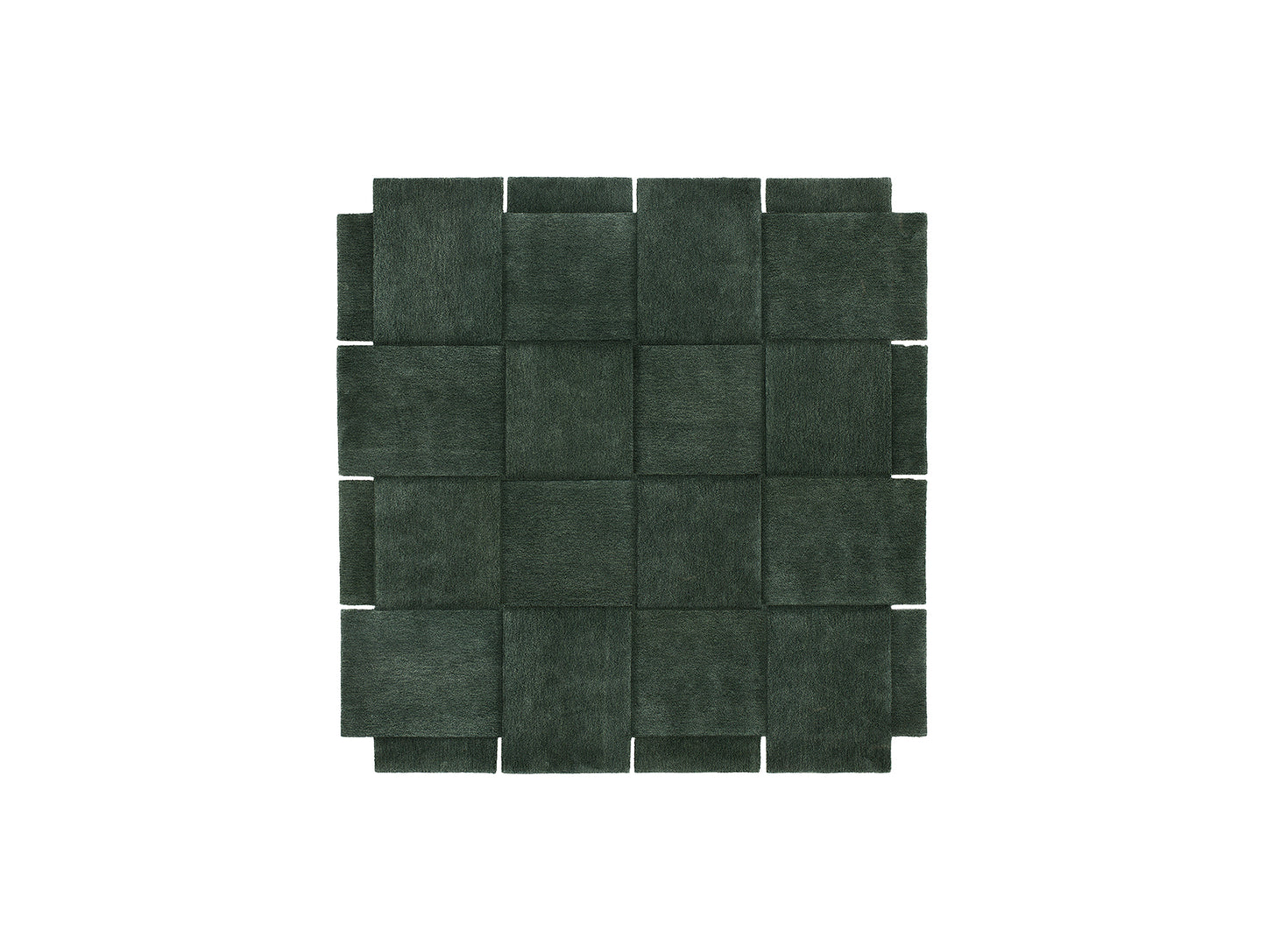 Basket Rug by Design House Stockholm - 254 x 245 / Green