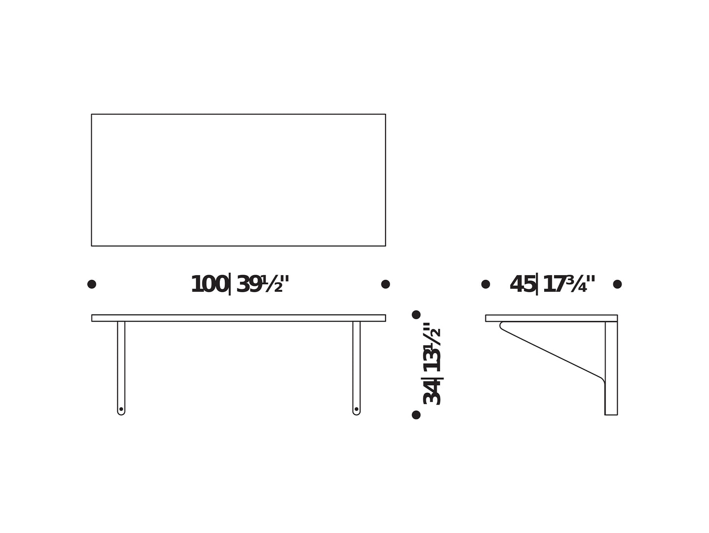 Kaari Wall Console REB 006