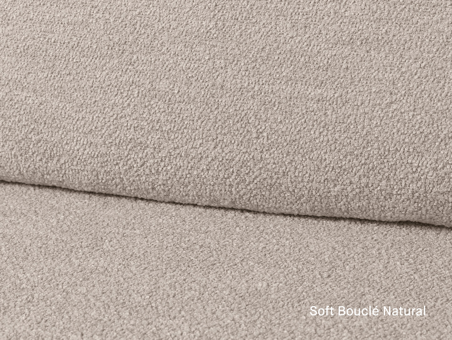 Rico 4-Seater Sofa by Ferm Living - Soft Boucle Natural