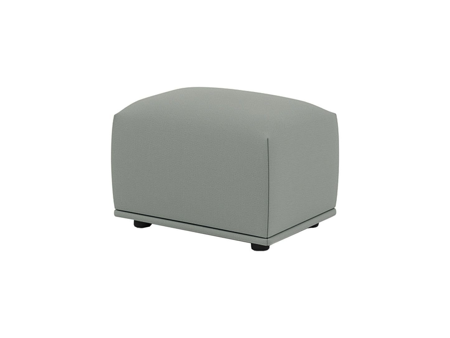 Echo Pouf by Muuto - 52x38 / Steelcut 160