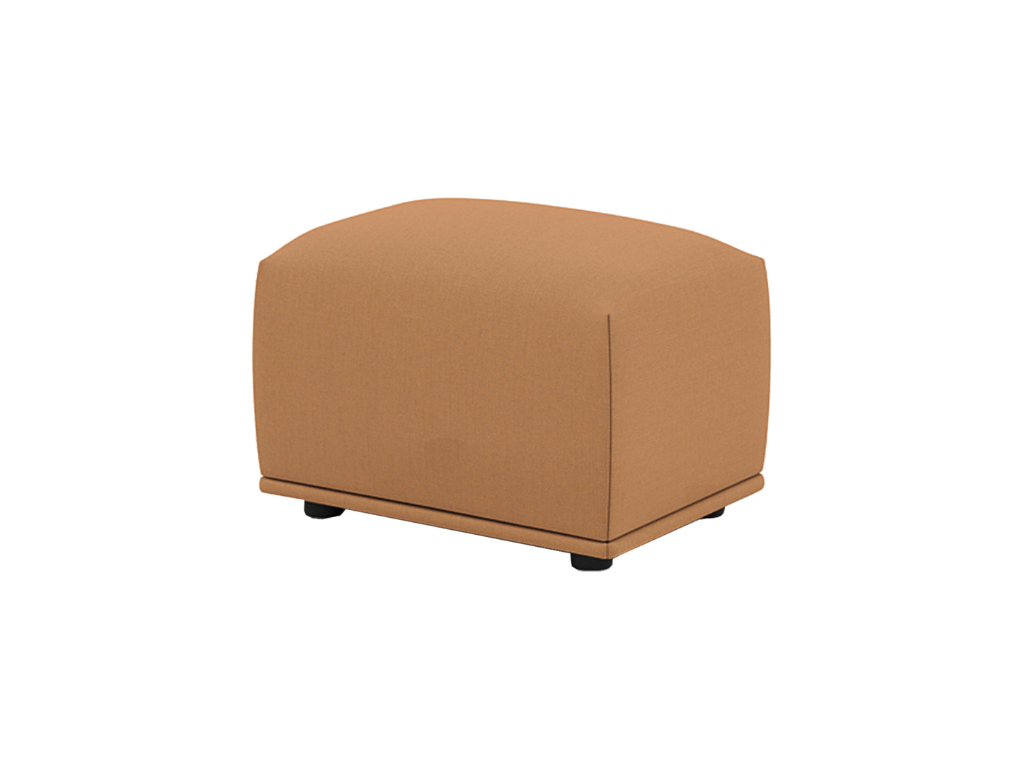 Echo Pouf by Muuto - 52x38 / Steelcut Trio 436