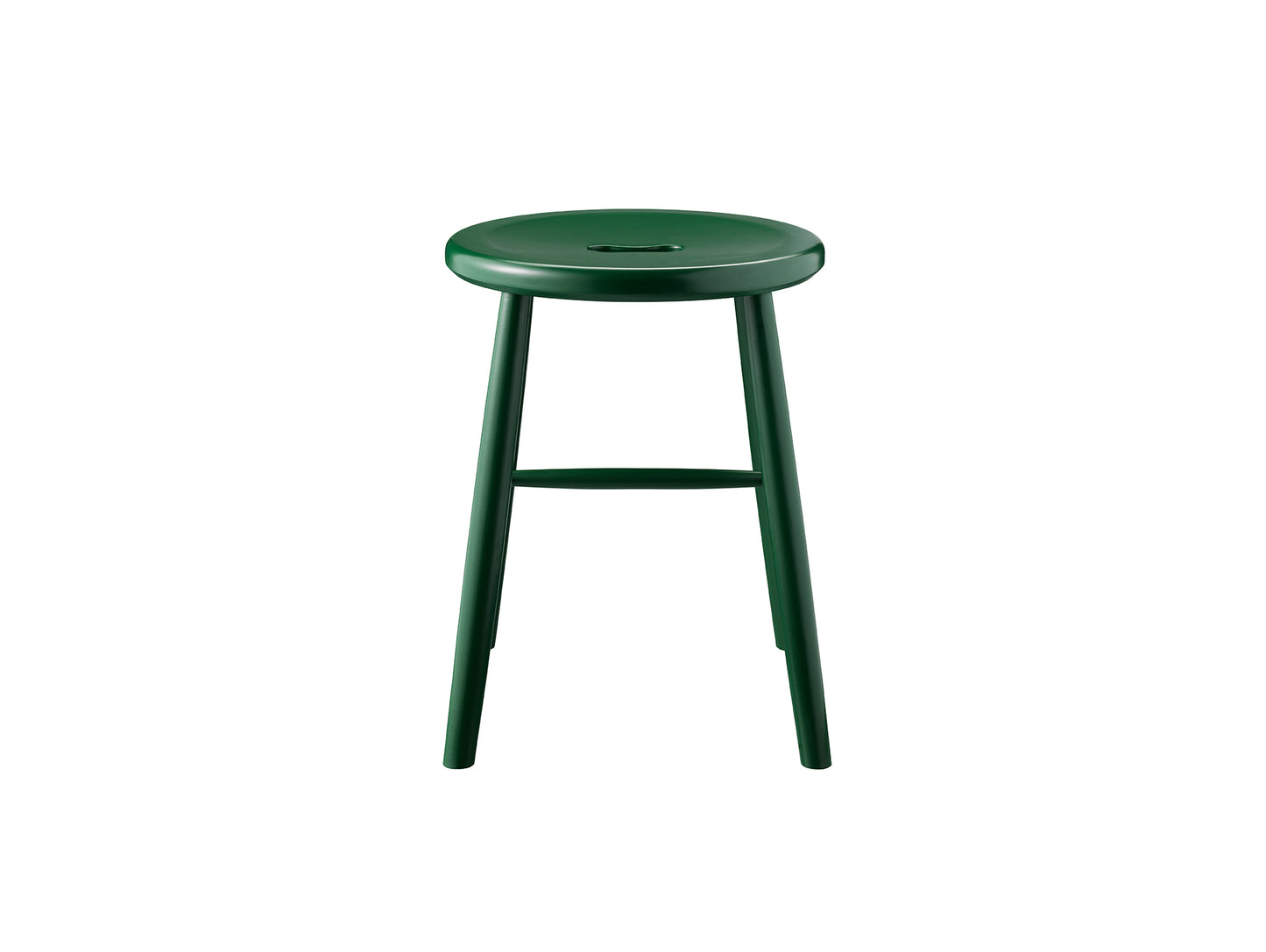 J27 Stool by FDB Mobler - Green Painted Beech