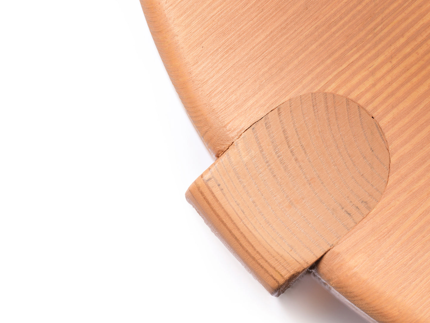 D108 Ragnesminde Side Table by FDB Mobler - Peach Oiled Pine Wood