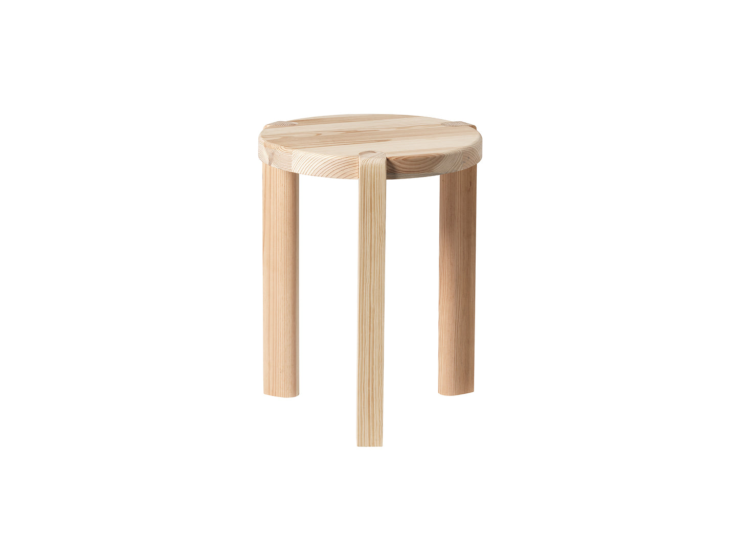 D108 Ragnesminde Side Table by FDB Mobler - Untreated Pine Wood