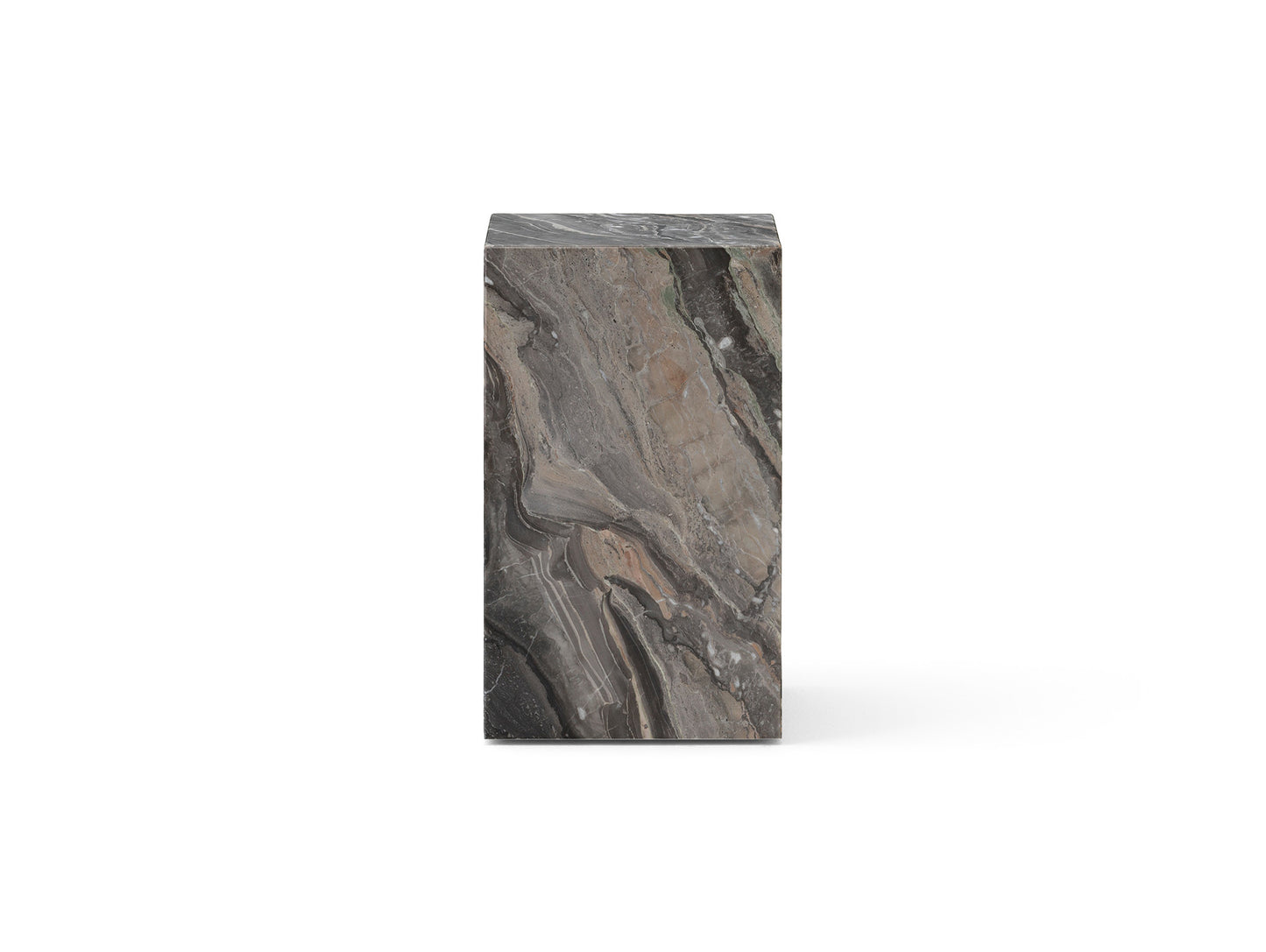 Marble Plinth Tall by Audo Copenhagen - Grey Galaxy Marble