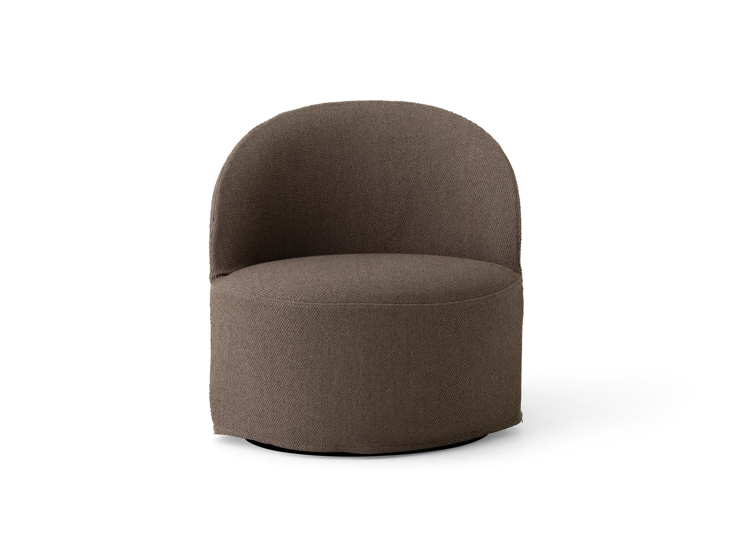 Tearoom Lounge Chair with Loose Cover - Swivel Base with Return