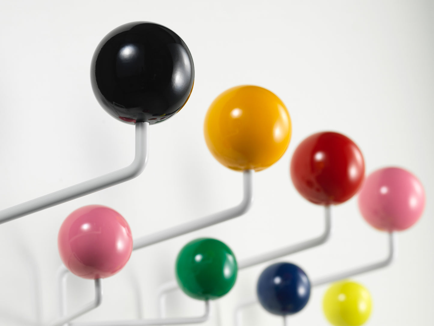 Eames Hang It All Coat Rack by Vitra - Multi Coloured