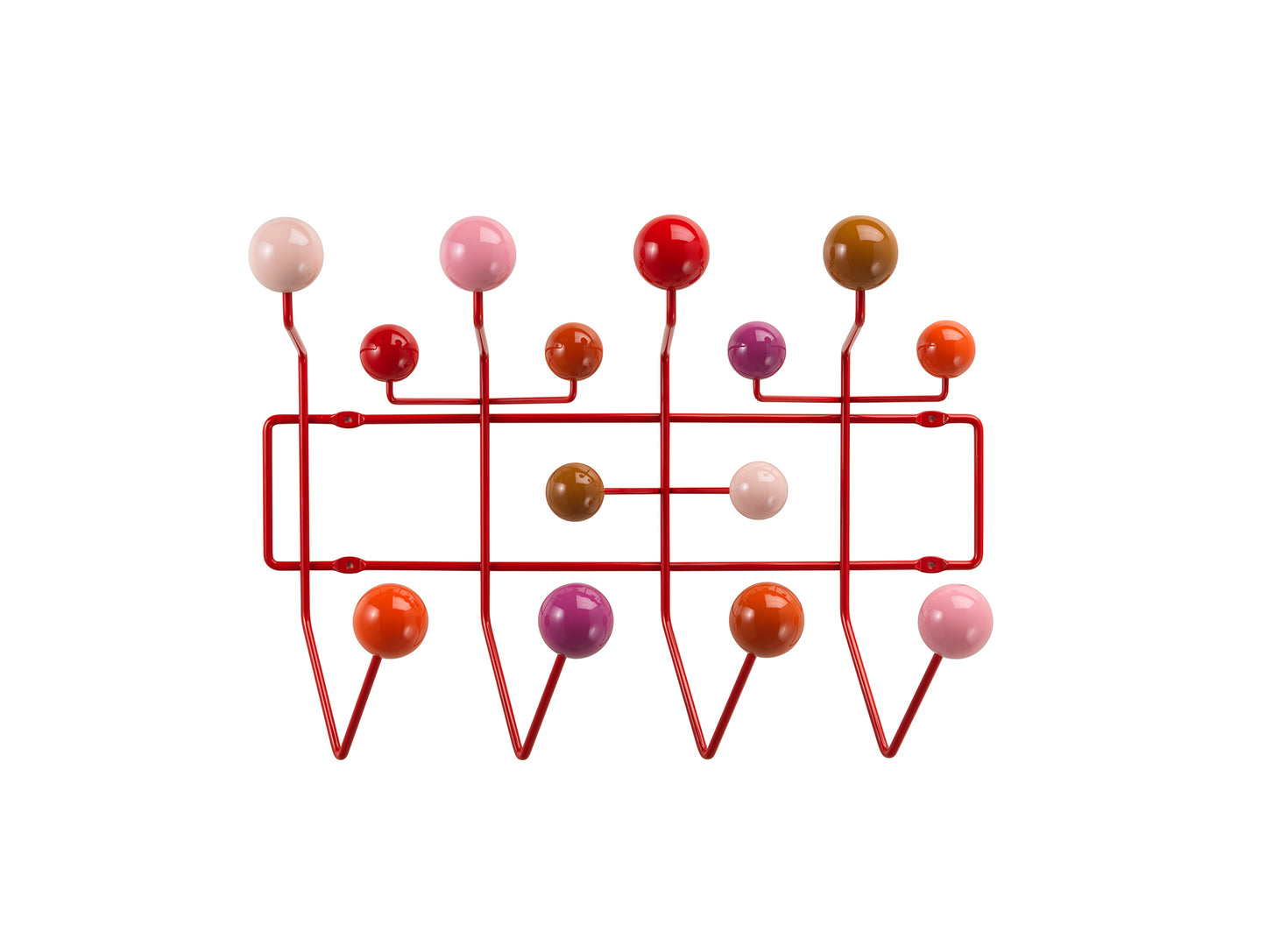 Eames Hang It All Coat Rack by Vitra - Warm