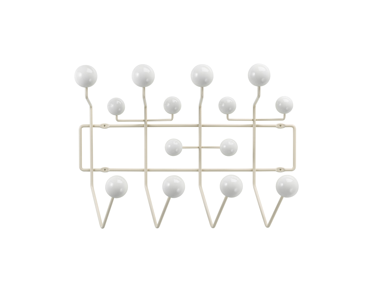 Eames Hang It All Coat Rack by Vitra - Warm White