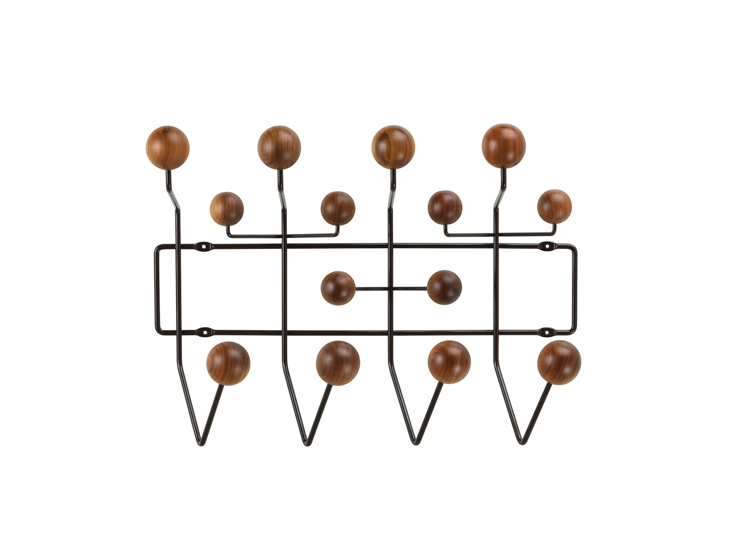 Eames Hang It All Coat Rack by Vitra - Walnut