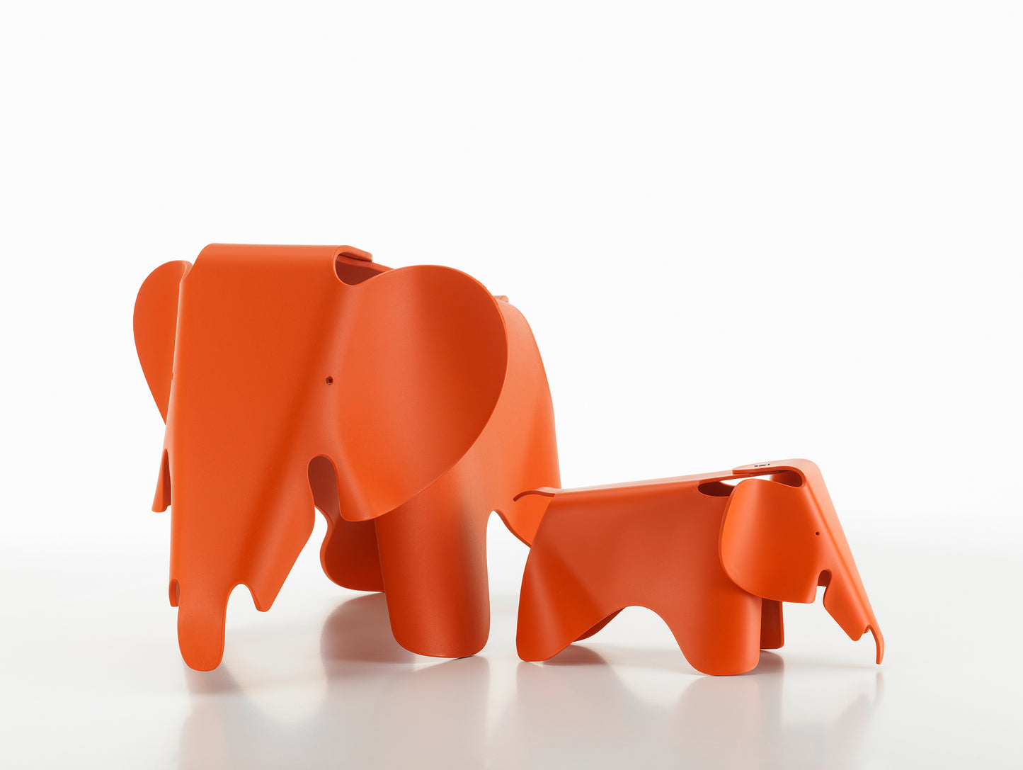 Eames Elephant RE (Small) by Vitra - Eames Red Orange