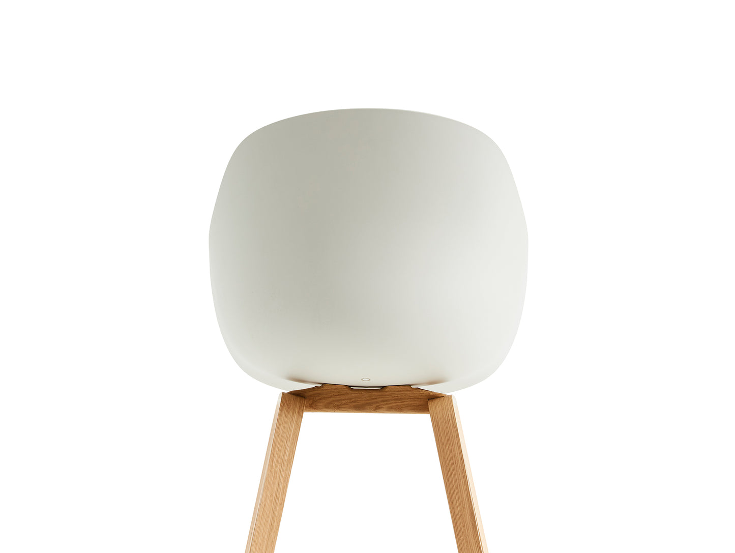 About A Chair AAC 222 - New Colours by HAY / Melange Cream Shell / Lacquered Oak Base