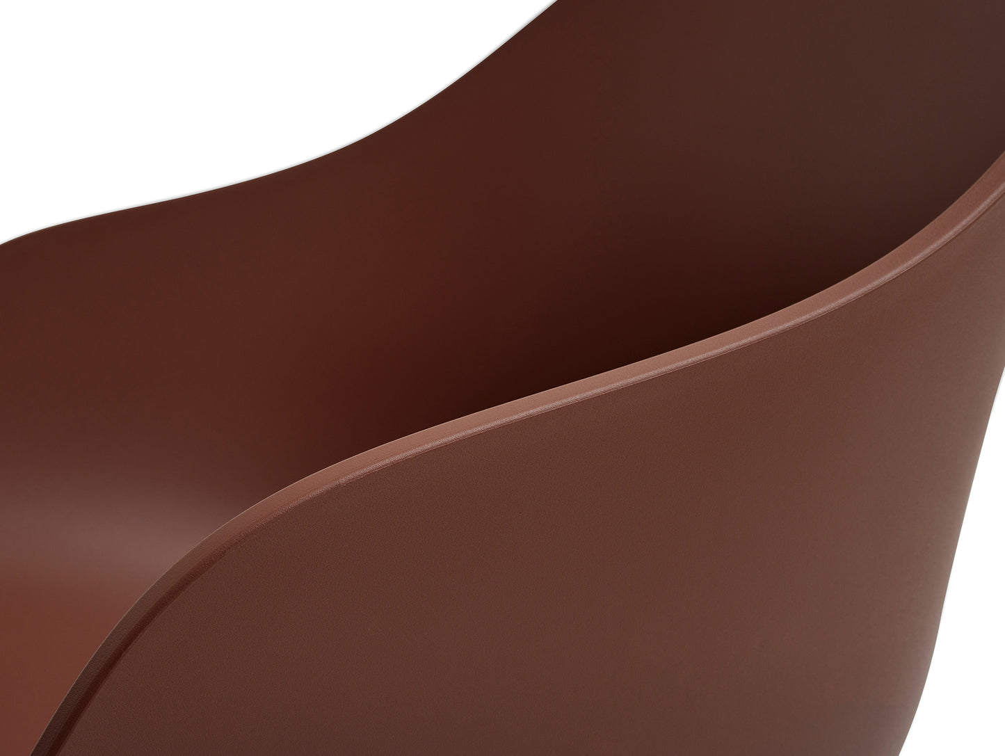 About A Chair AAC 222 - New Colours by HAY / Soft Brick Shell / Lacquered Oak Base