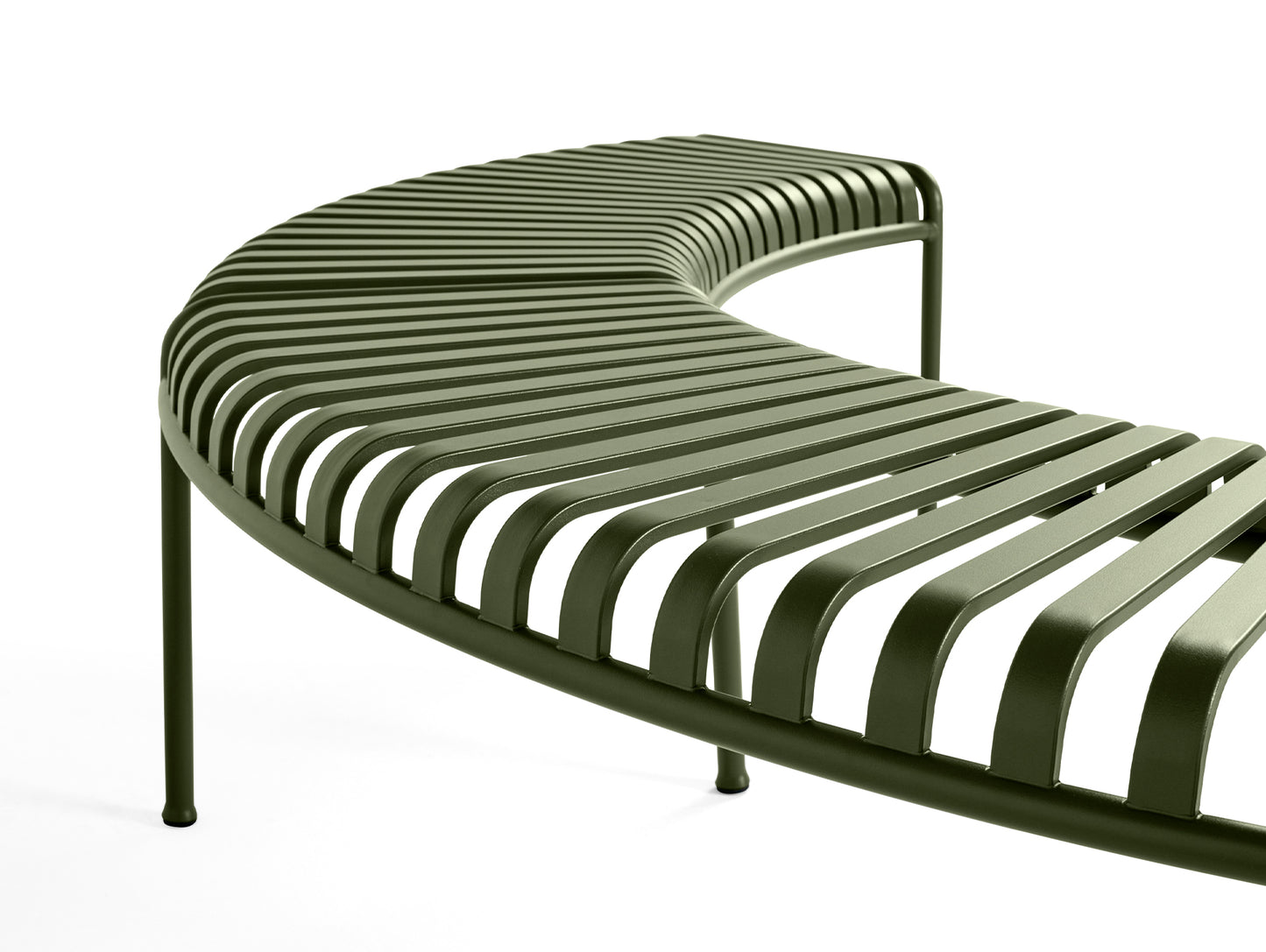 Palissade Park Bench by HAY - Olive