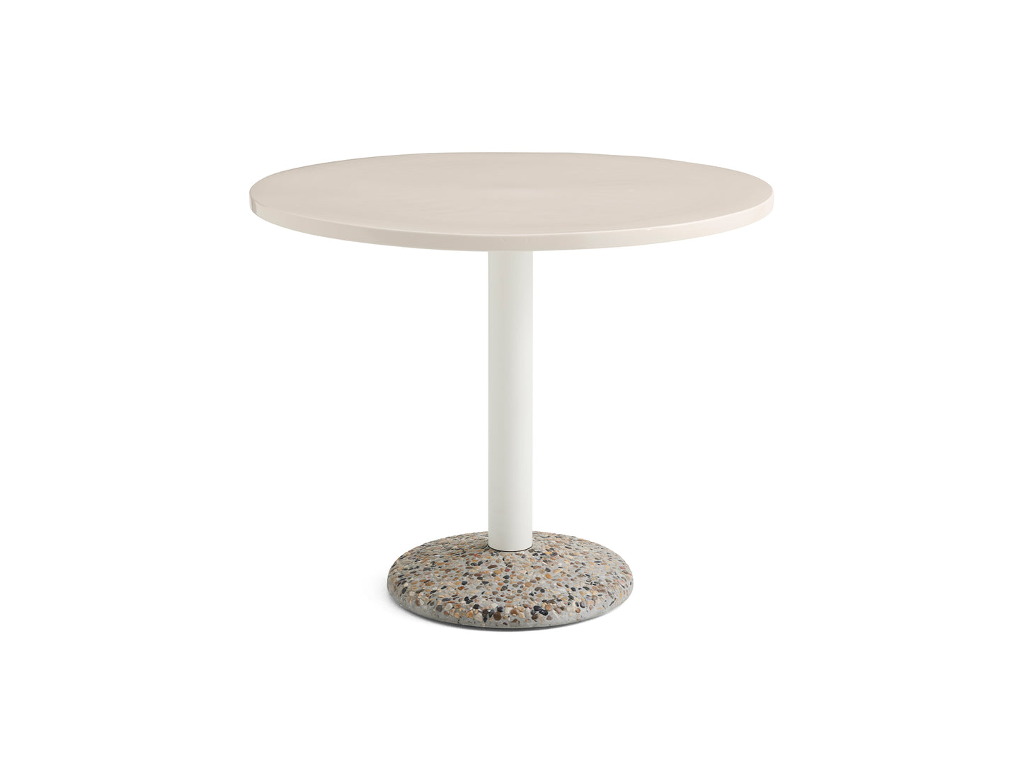 Ceramic Table by HAY - D90 cm / Warm White