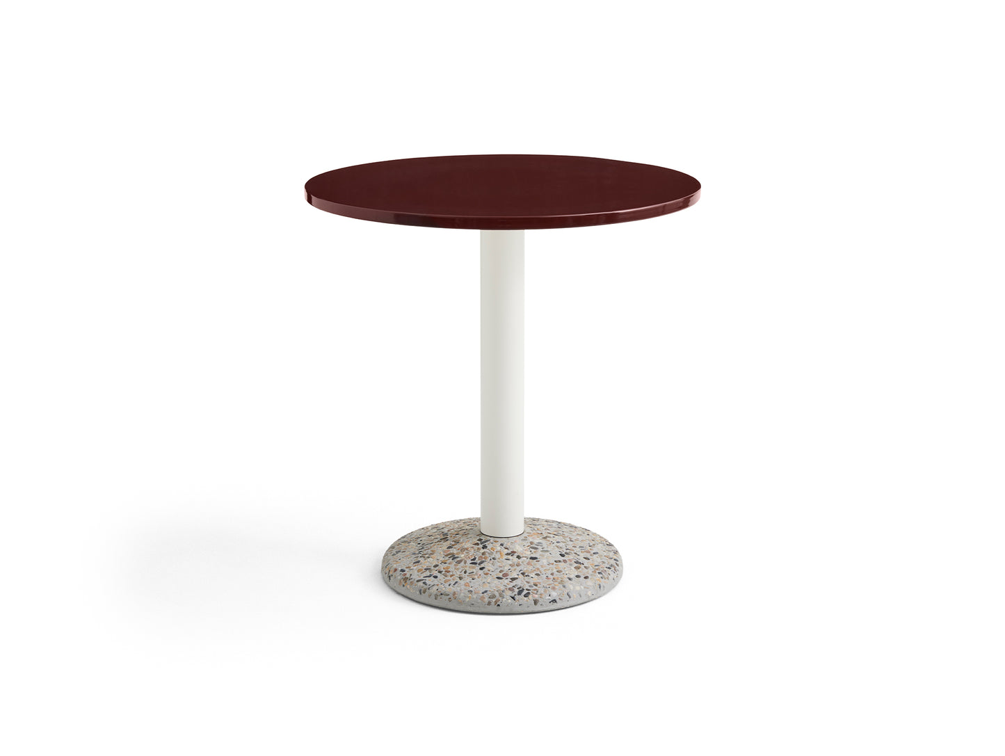 Ceramic Table by HAY - D70 cm / Bordeaux