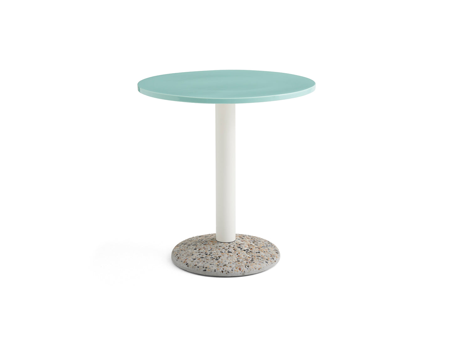 Ceramic Table by HAY - D70 cm / Light Mint
