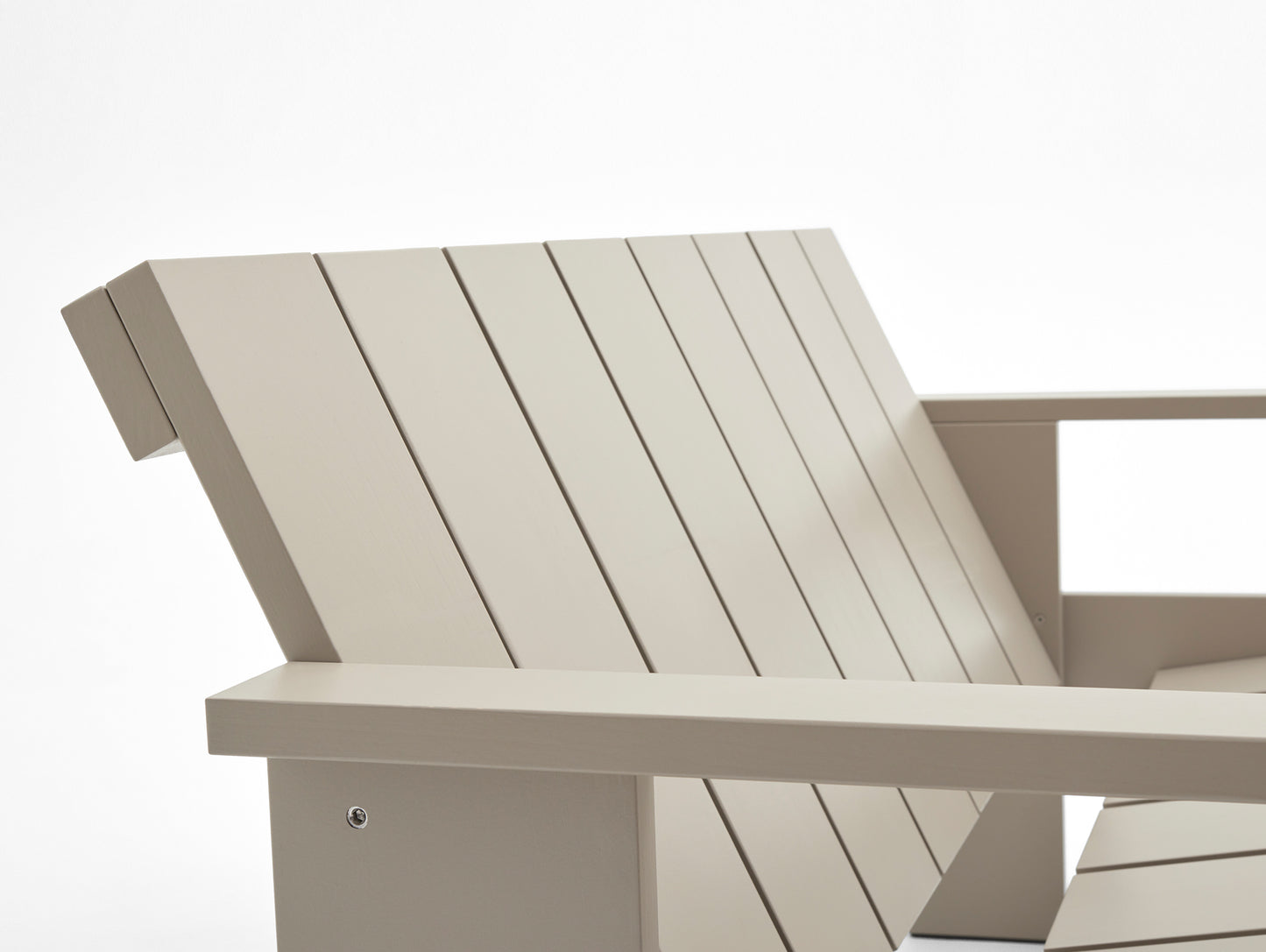 Crate Lounge Sofa by HAY - London Fog Lacquered Pinewood