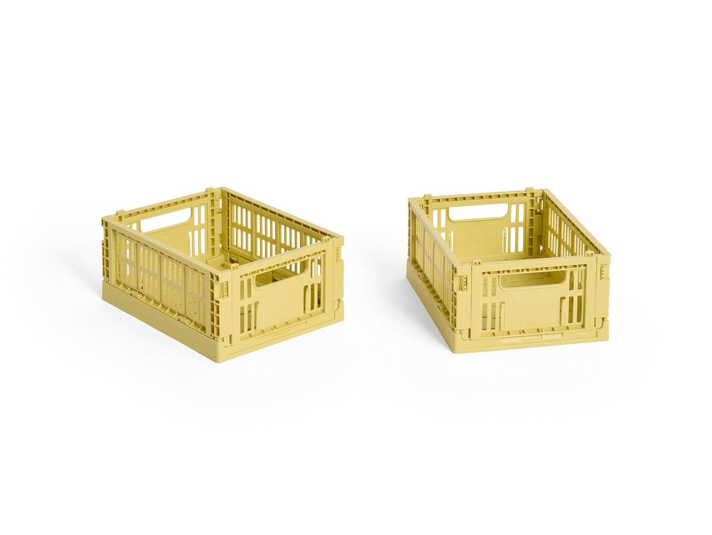 Colour Crate Mini - Set of 2 by HAY - Dusty Yellow