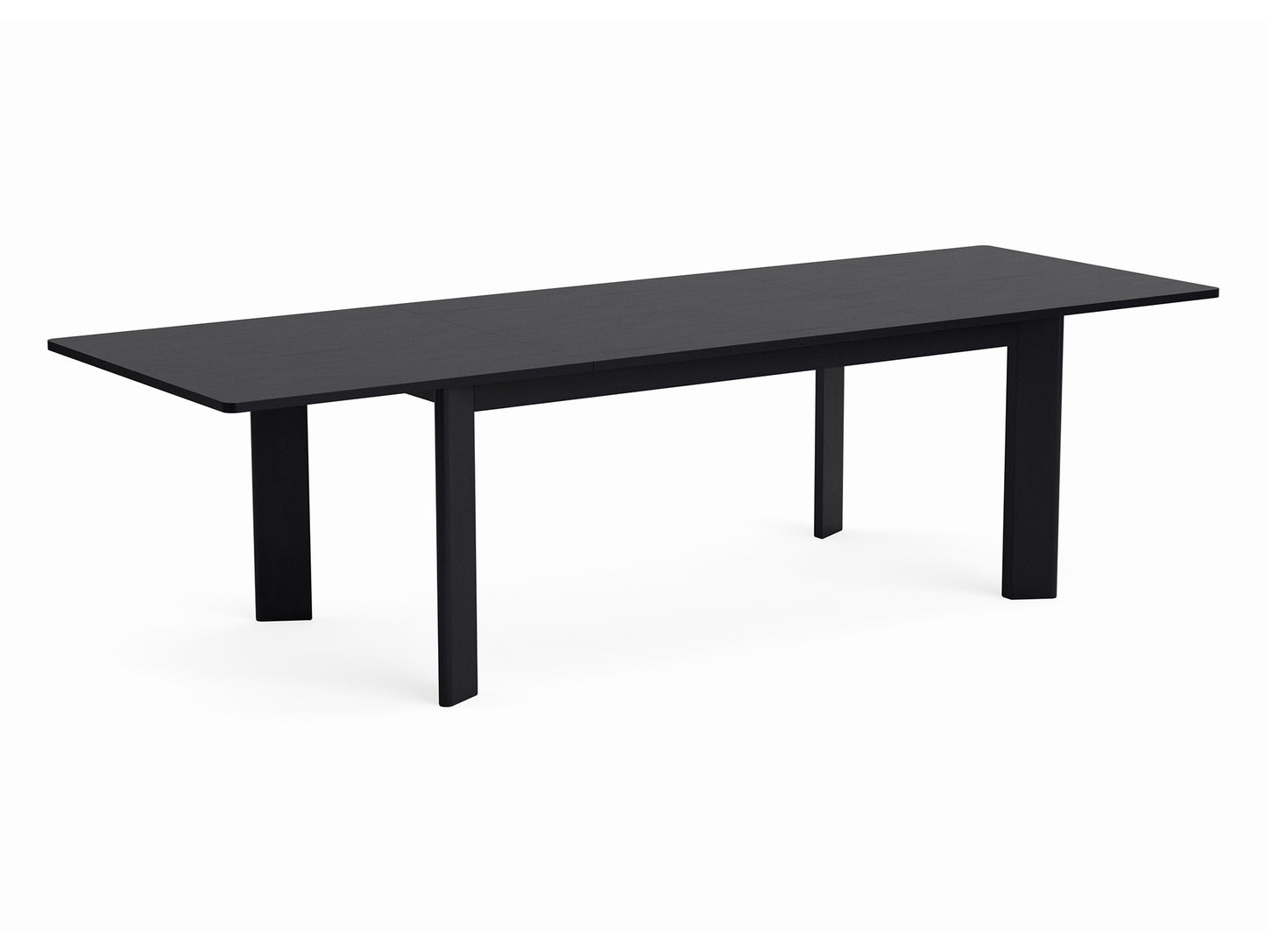 Chisel 630 Table Rectangular by HAY - Black Lacquered Oak Veneer
