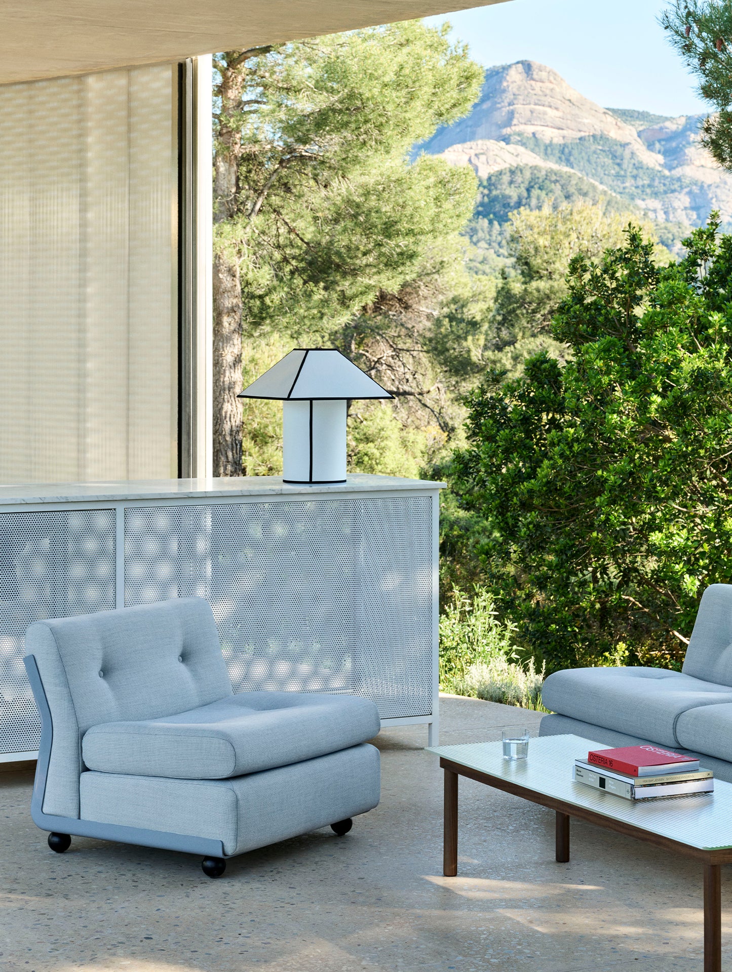 Ava Pyramid Table Lamp by HAY - Height: 50 cm
