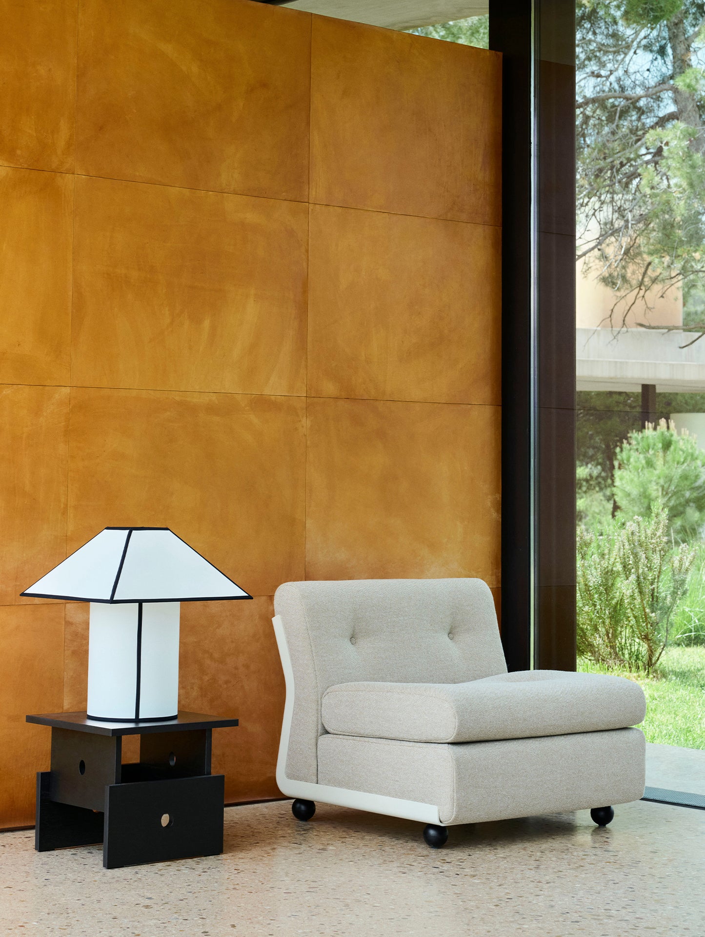 Ava Pyramid Table Lamp by HAY - Height: 50 cm