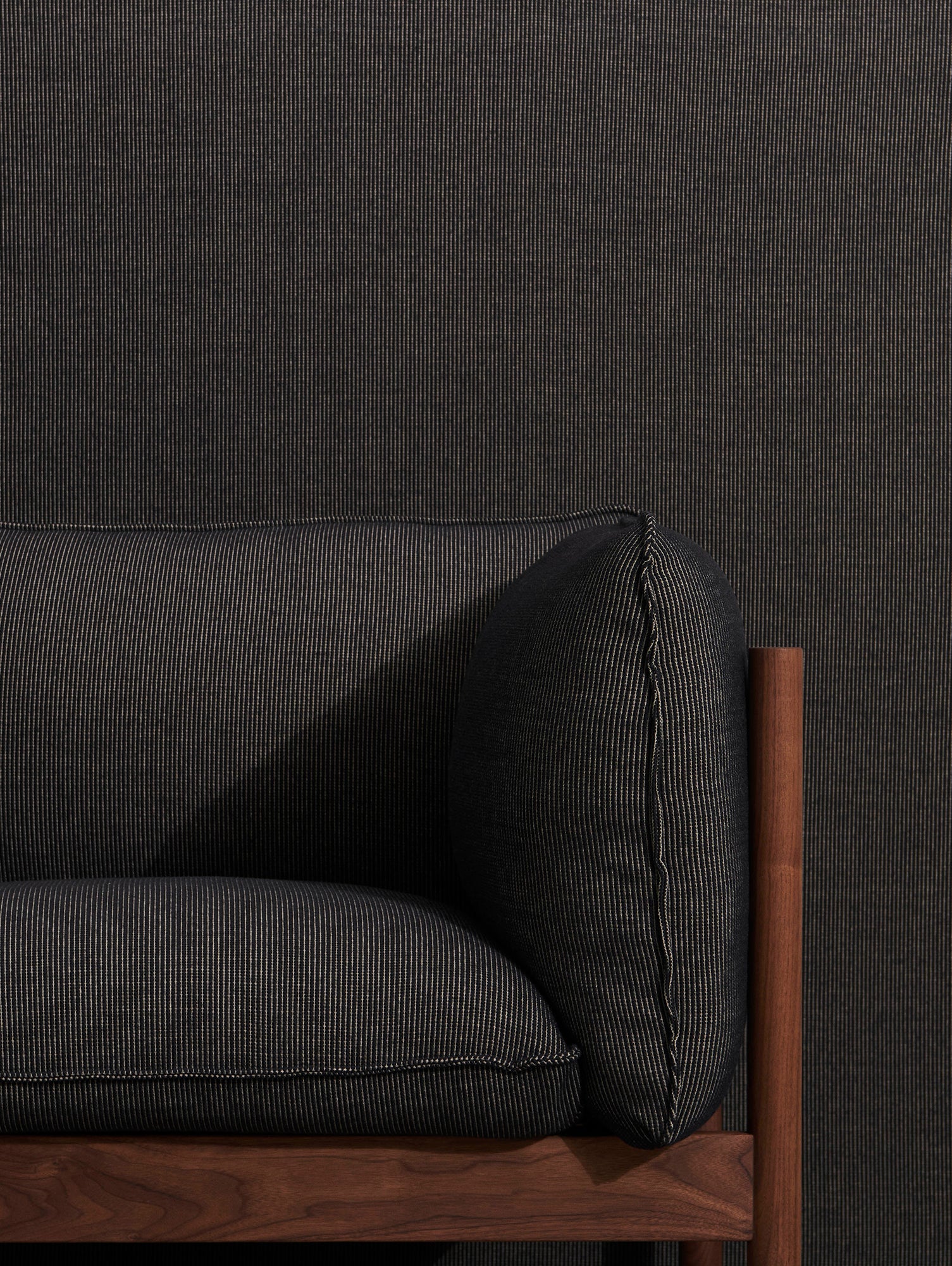 Arbour 3-Seater Sofa by HAY - Oiled Waxed Walnut  / Yuma 1010