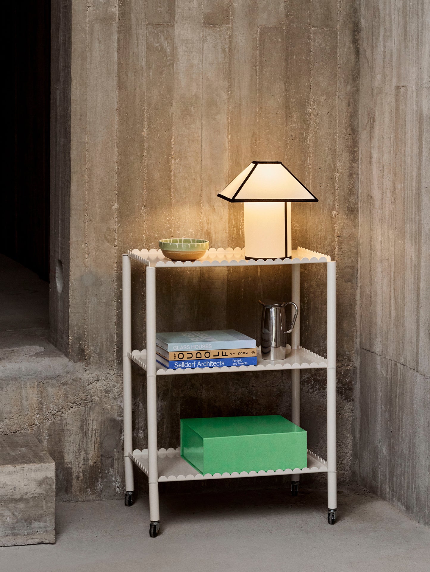 Ava Pyramid Table Lamp by HAY - Height: 32 cm