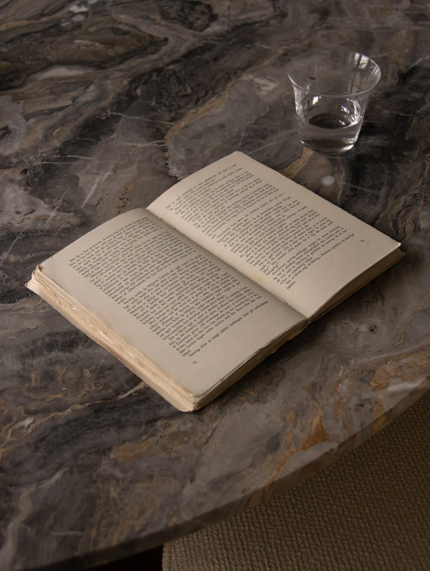 Androgyne Dining Table (Marble Edition) by Audo Copenhagen - Grey Galaxy Marble