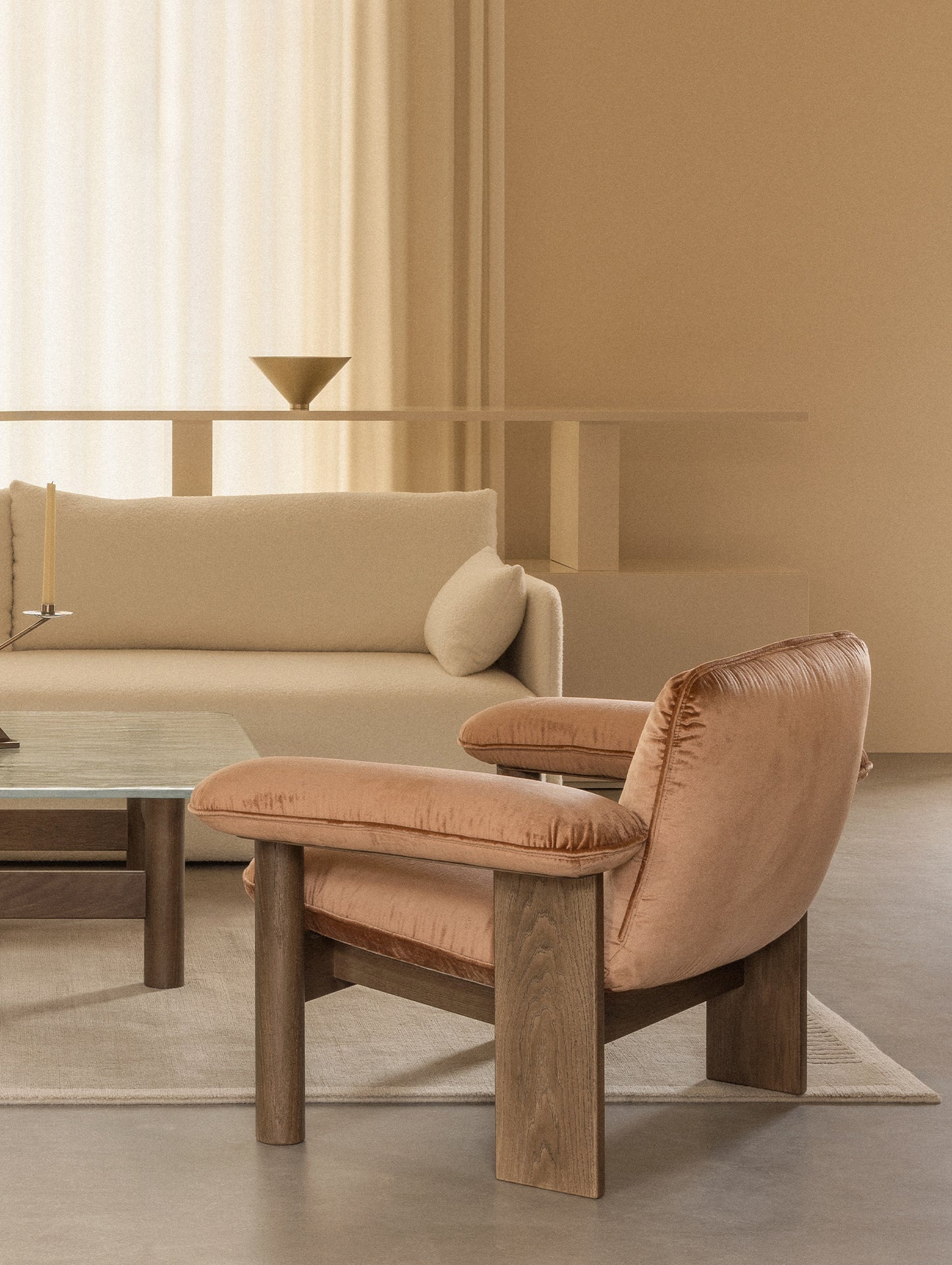 Brasilia Low Back Lounge Chair by Audo Copenhagen