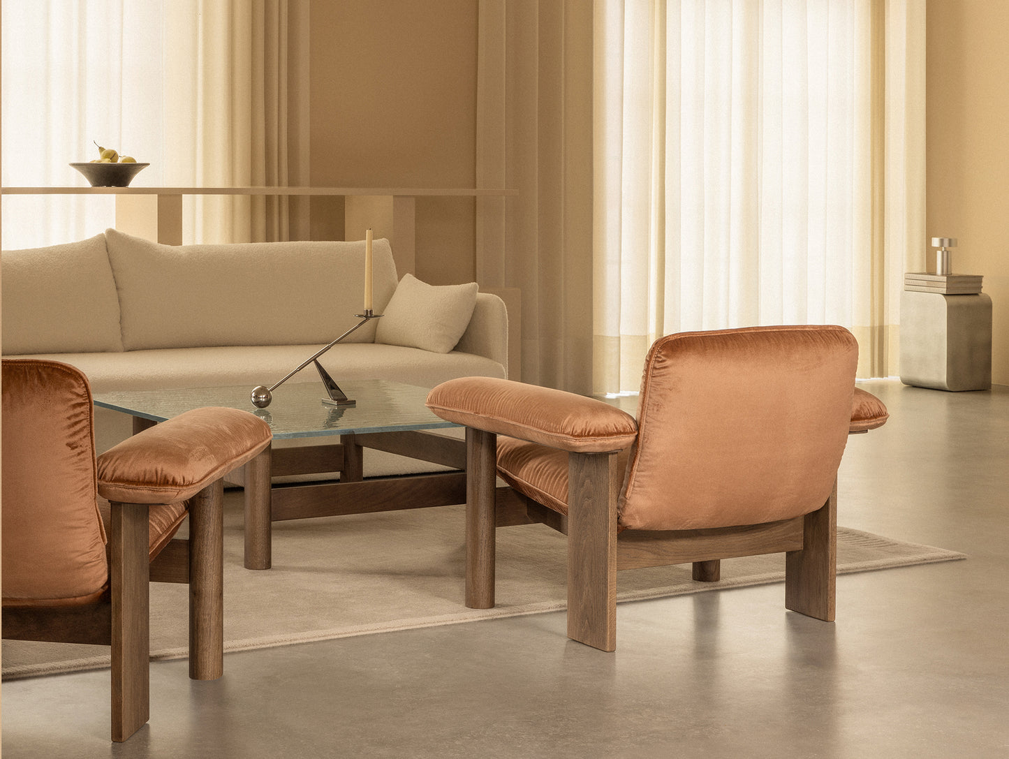 Brasilia Low Back Lounge Chair by Audo Copenhagen