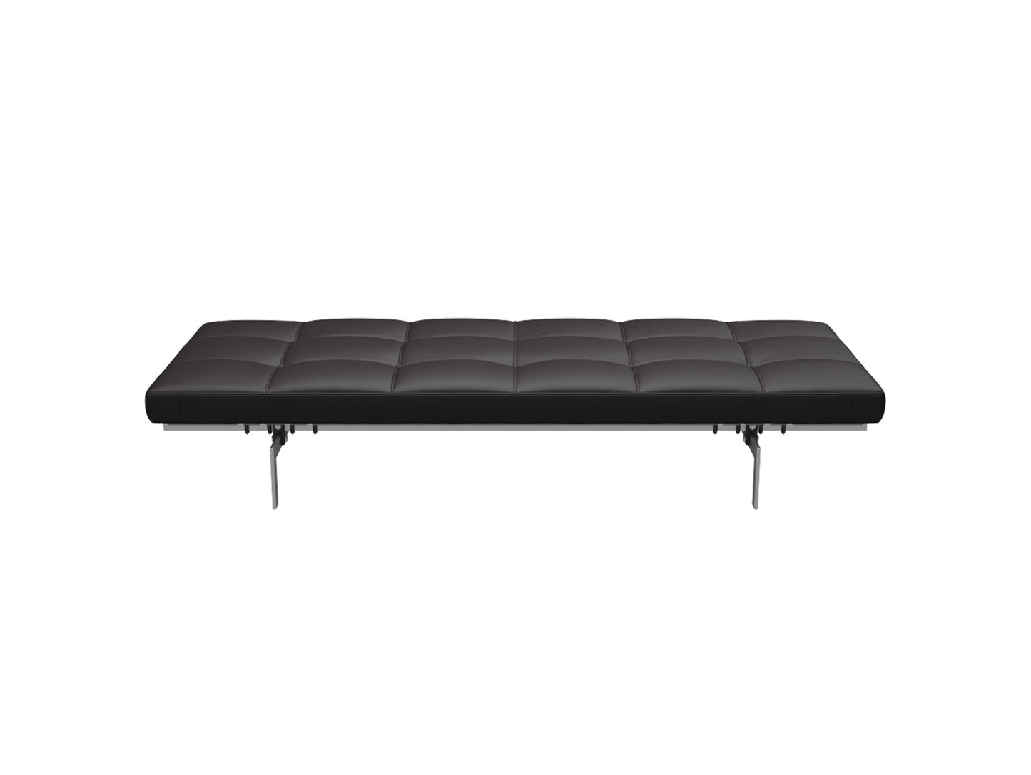 PK80 Daybed by Fritz Hansen - Aura Black Brown Leather