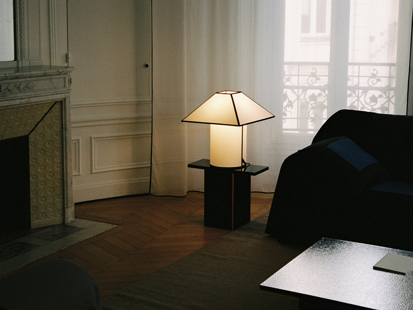 Ava Pyramid Table Lamp by HAY - Height: 50 cm