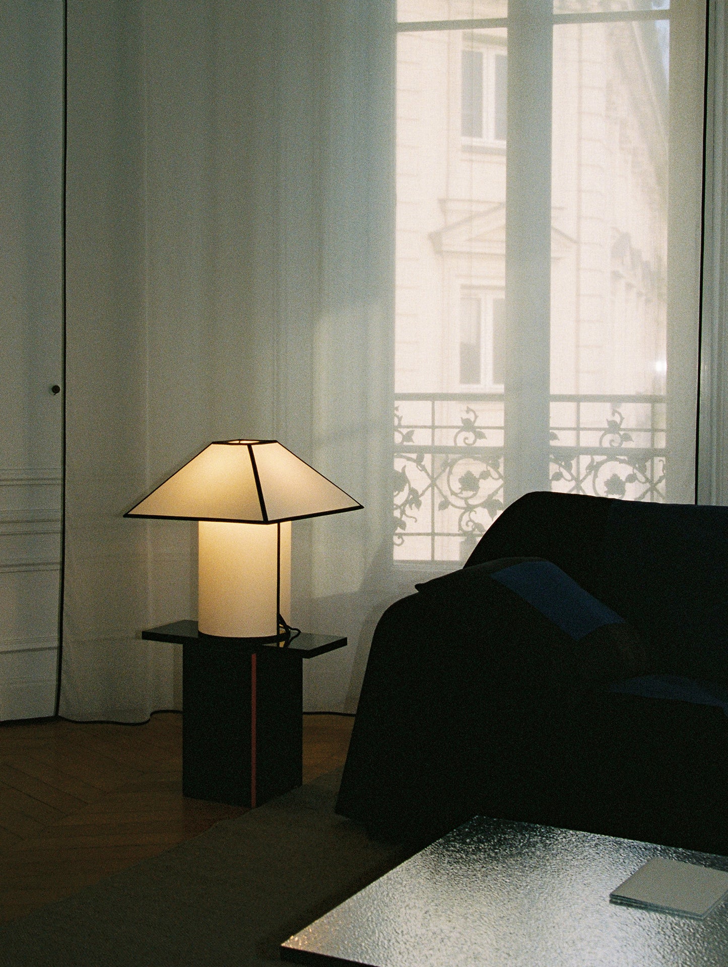 Ava Pyramid Table Lamp by HAY - Height: 50 cm