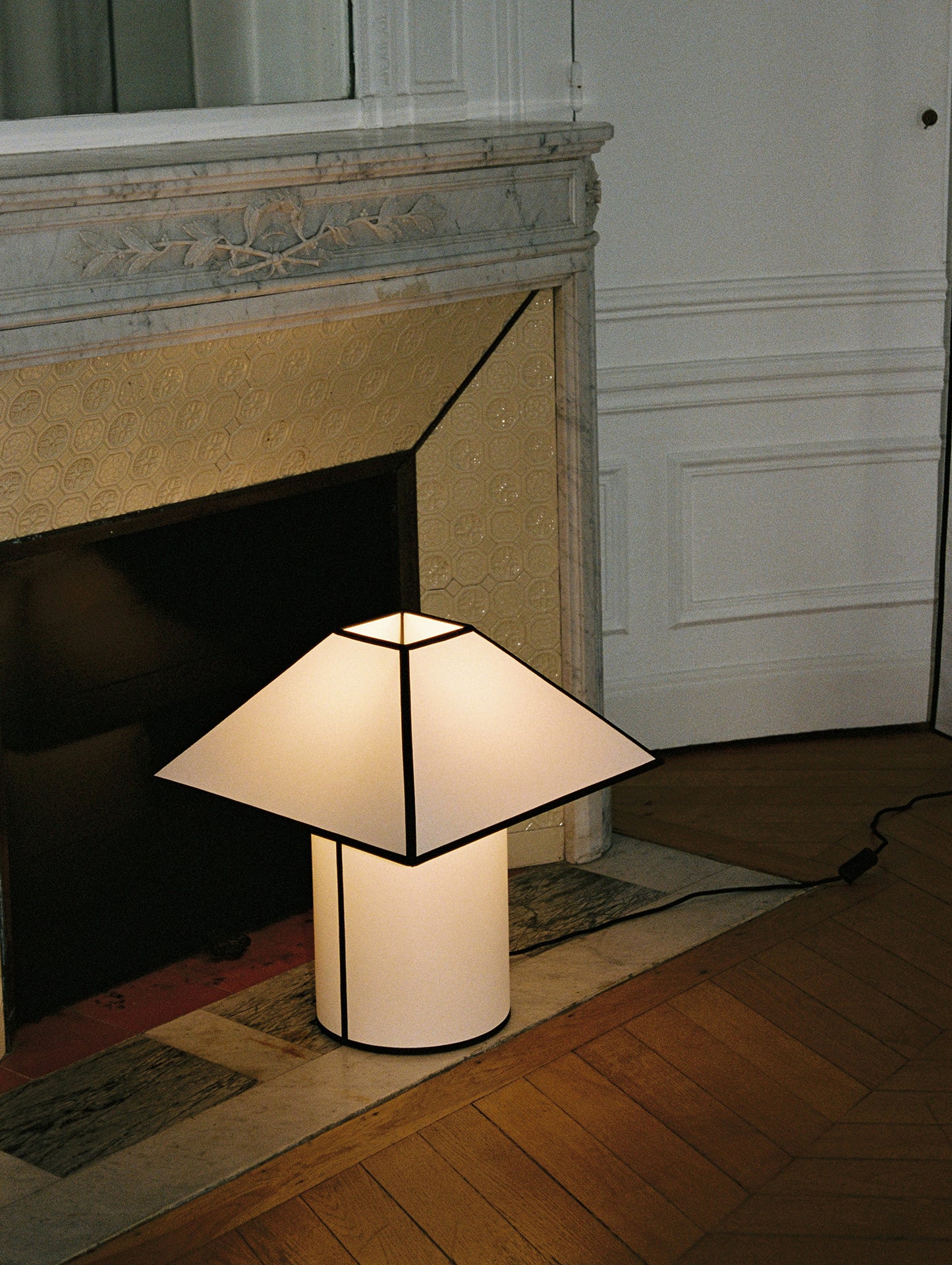 Ava Pyramid Table Lamp by HAY - Height: 50 cm