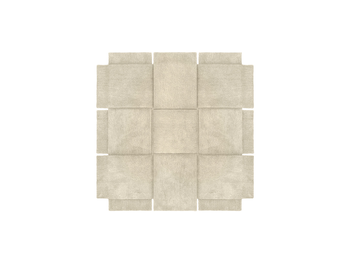 Basket Rug by Design House Stockholm - 180 x 180 / Beige