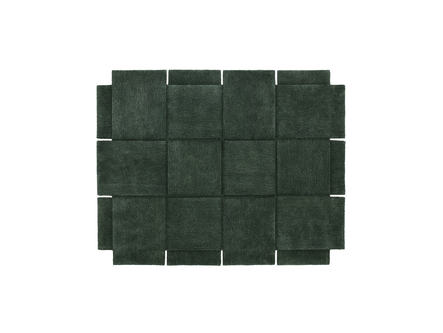 Basket Rug by Design House Stockholm - 180 x 240 / Green