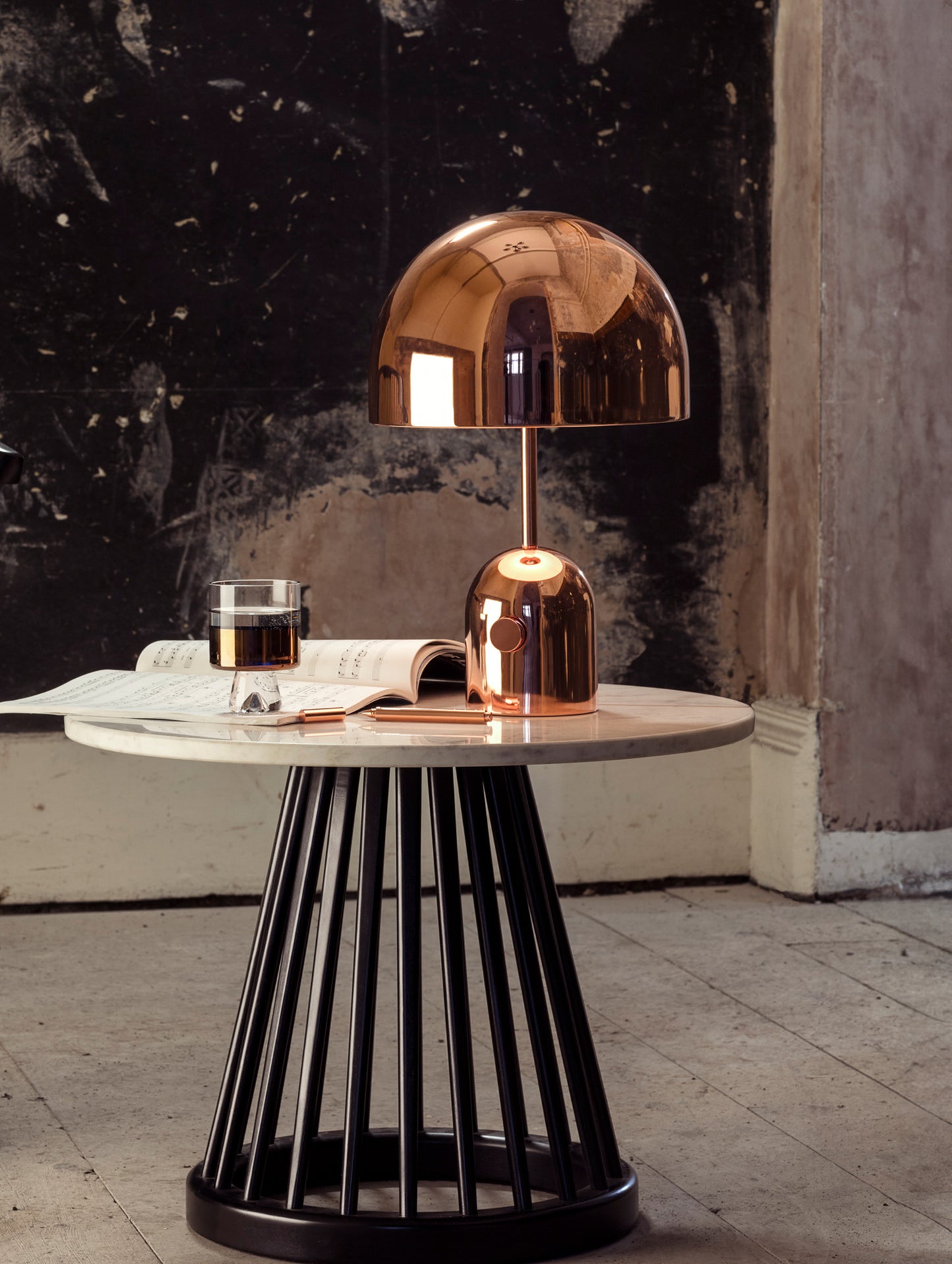 Bell Table Lamp by Tom Dixon - Copper