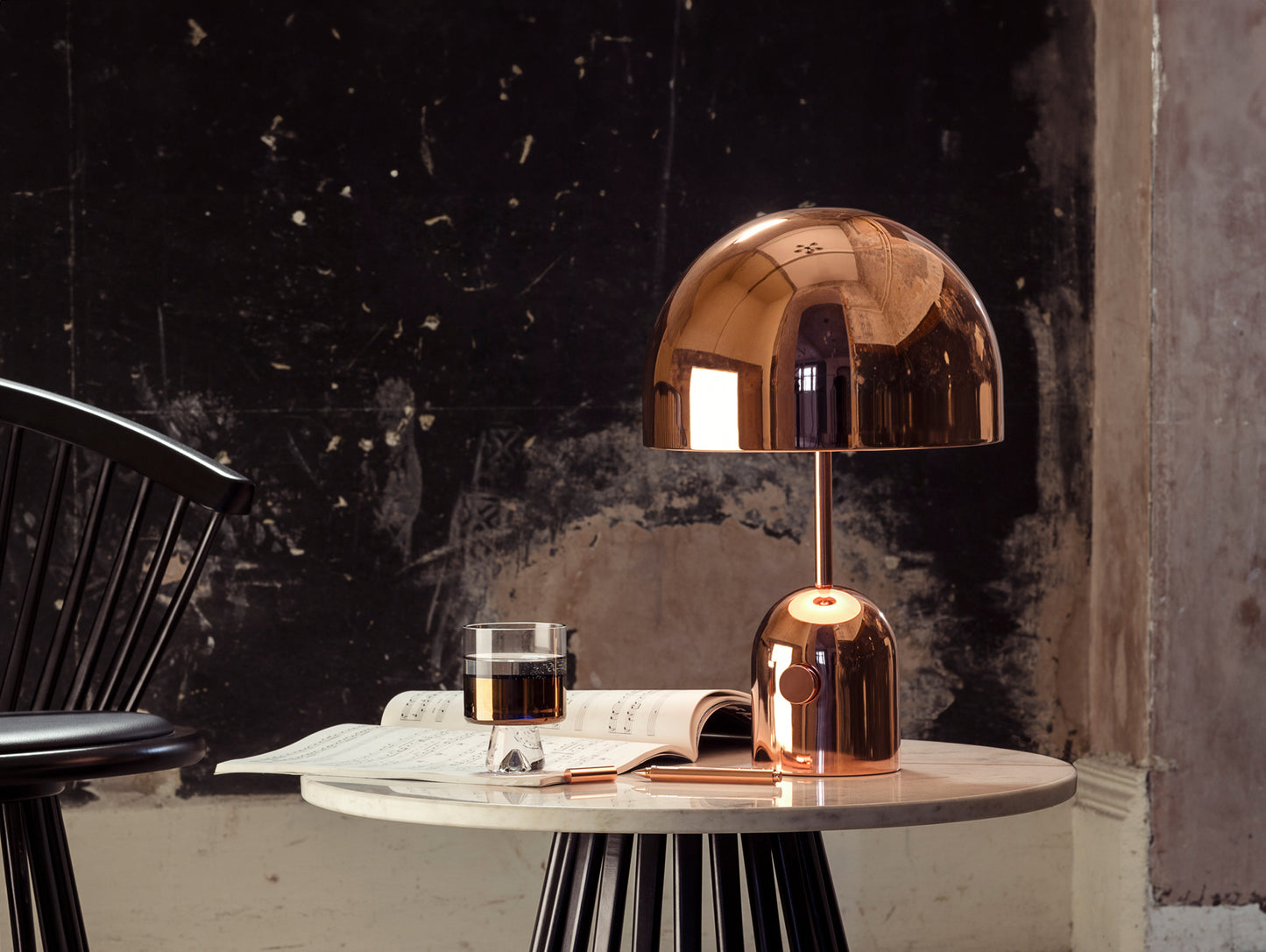 Bell Table Lamp by Tom Dixon - Copper
