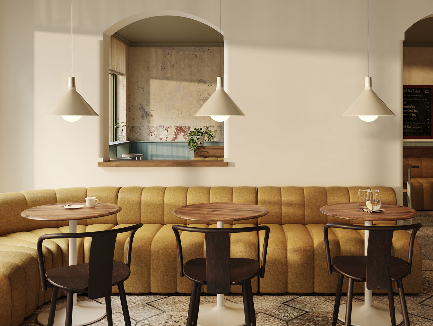 Bower Pendant Light by Tala - Medium / Oyster White