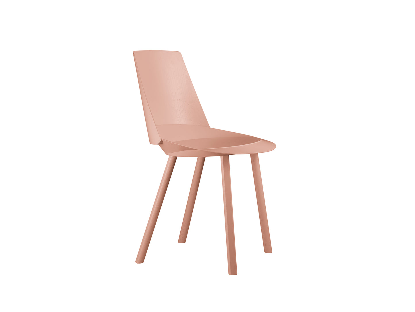 CH04 Houdini Chair by e15 - Beige Red