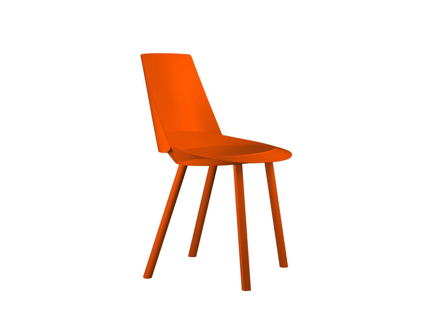CH04 Houdini Chair by e15 - Pure Orange