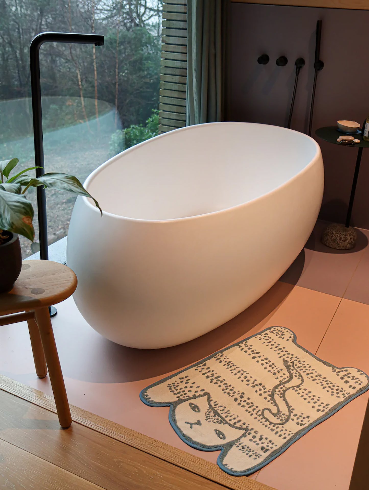 Cat Bath Mat by Donna Wilson