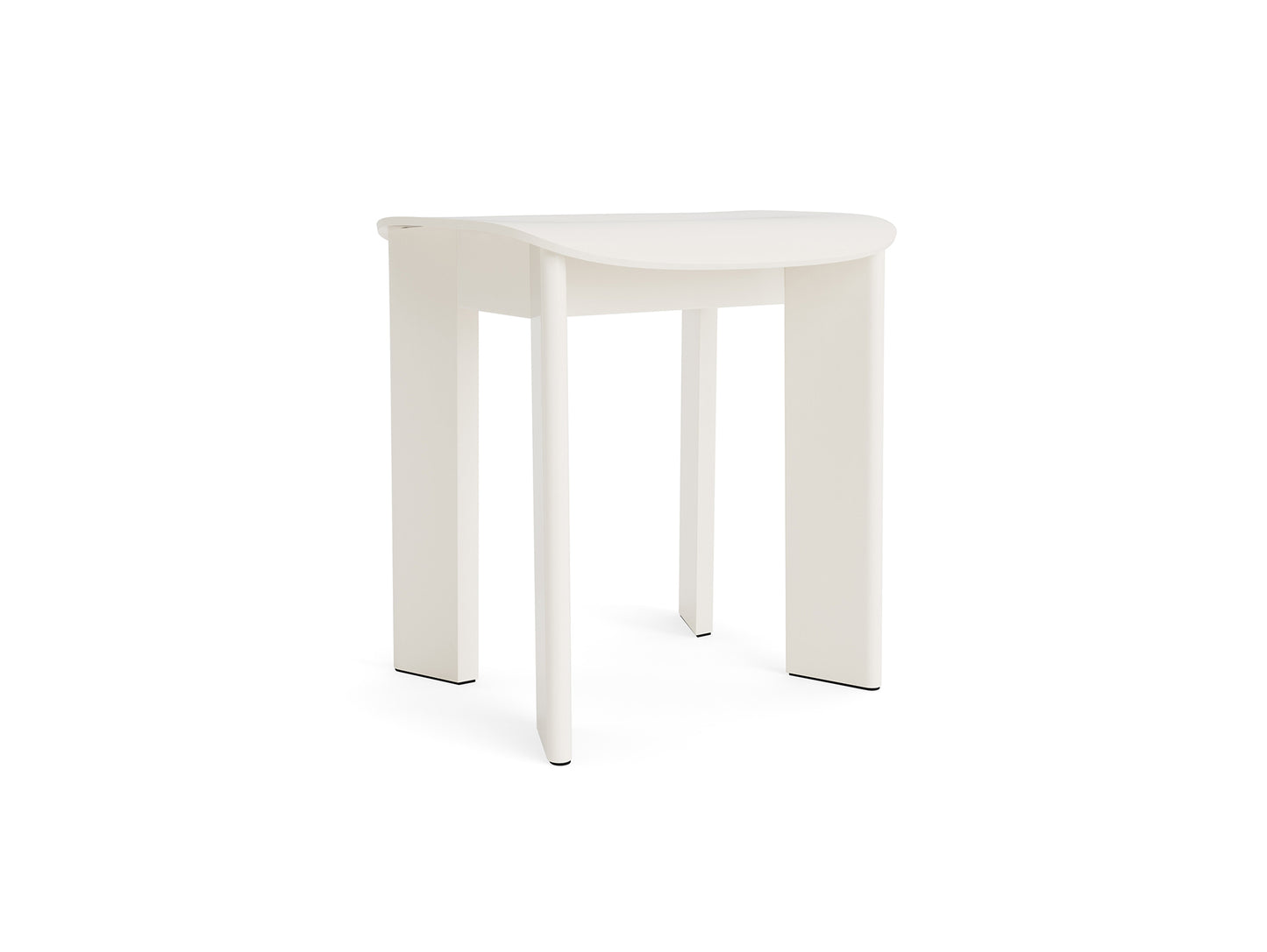 Chisel 10 Stool by HAY - Cream White Lacquered Beech