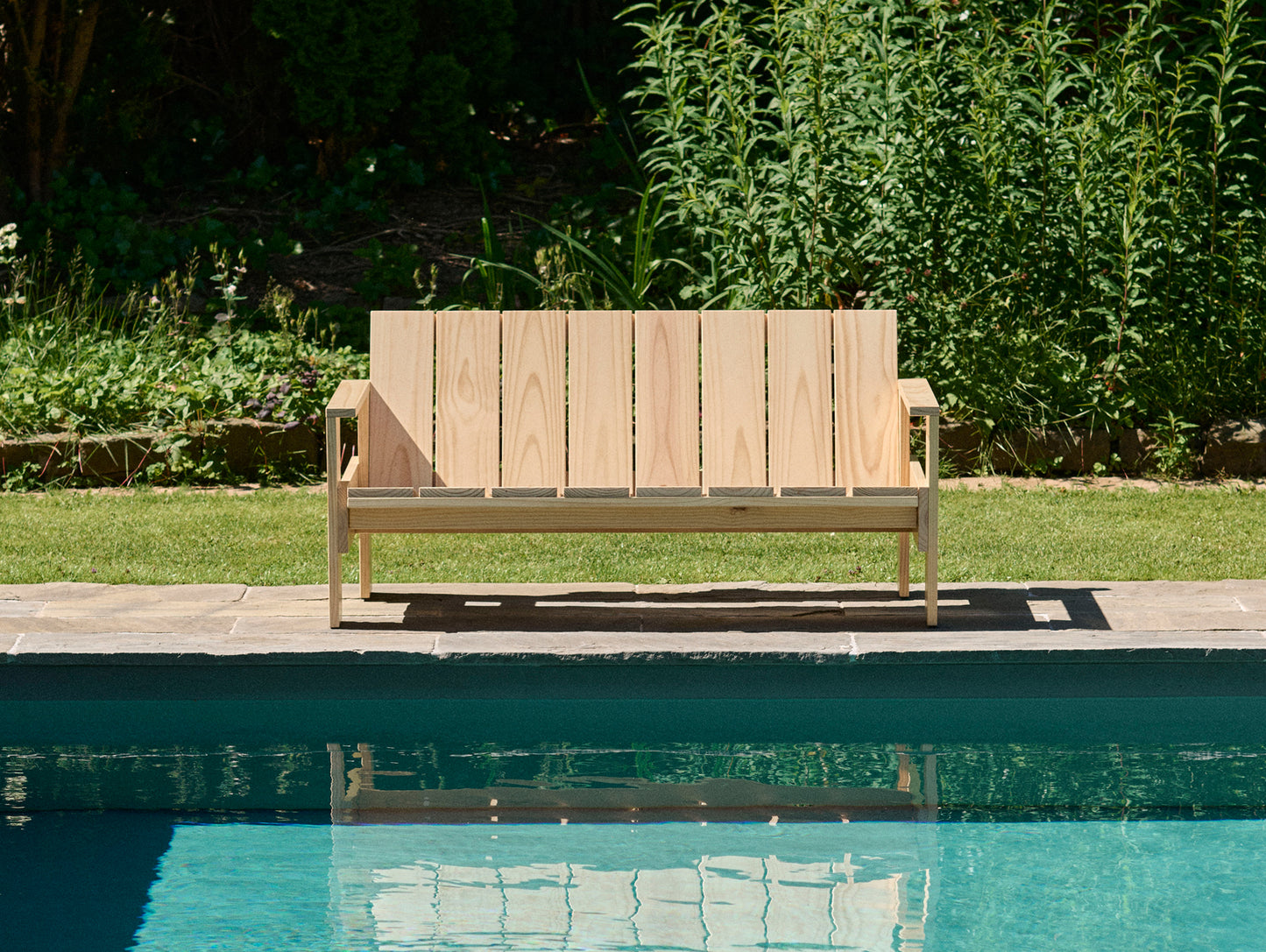 Crate Lounge Sofa by HAY - Lacquered Pinewood